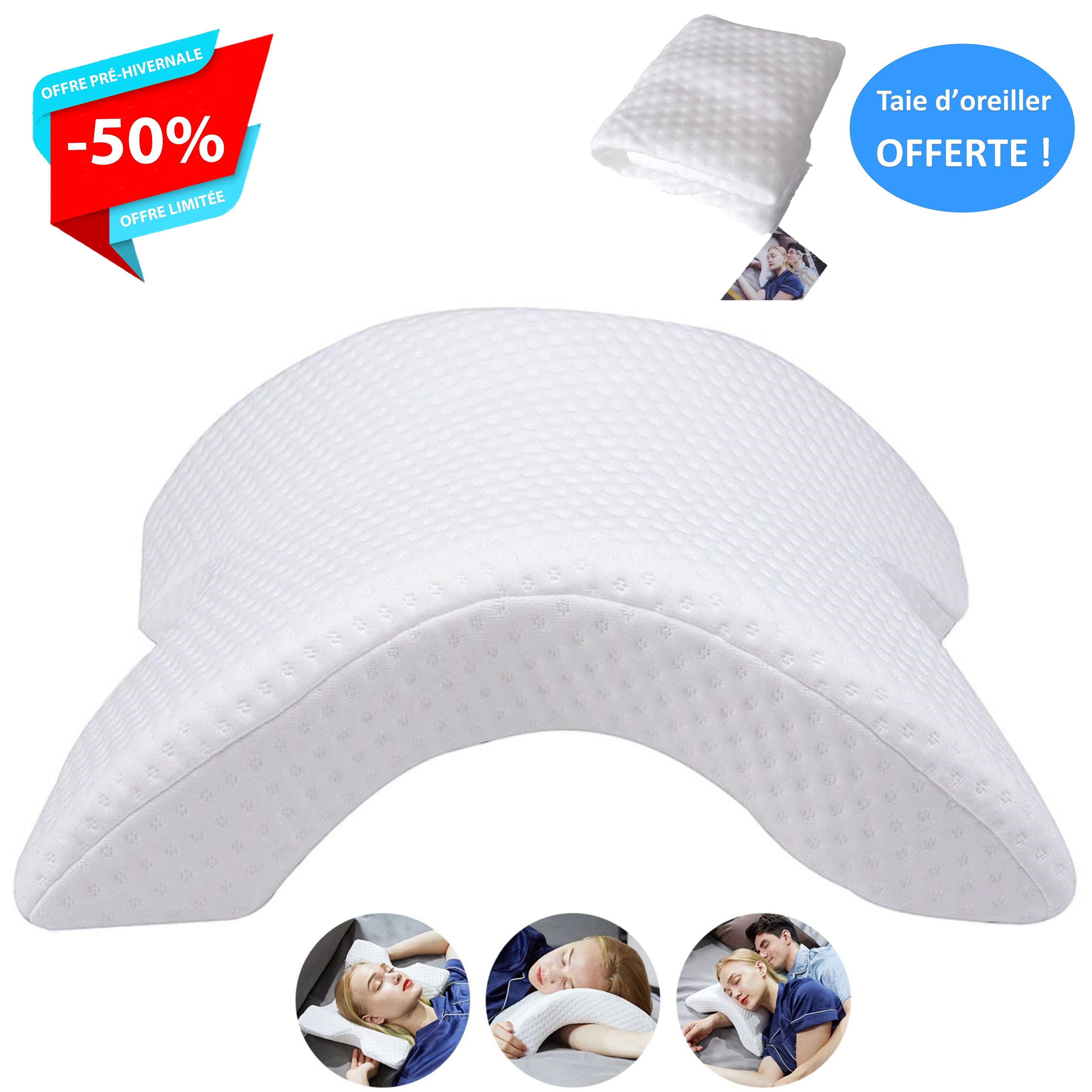 Oreiller ergonomique à mémoire de forme | SWEET®