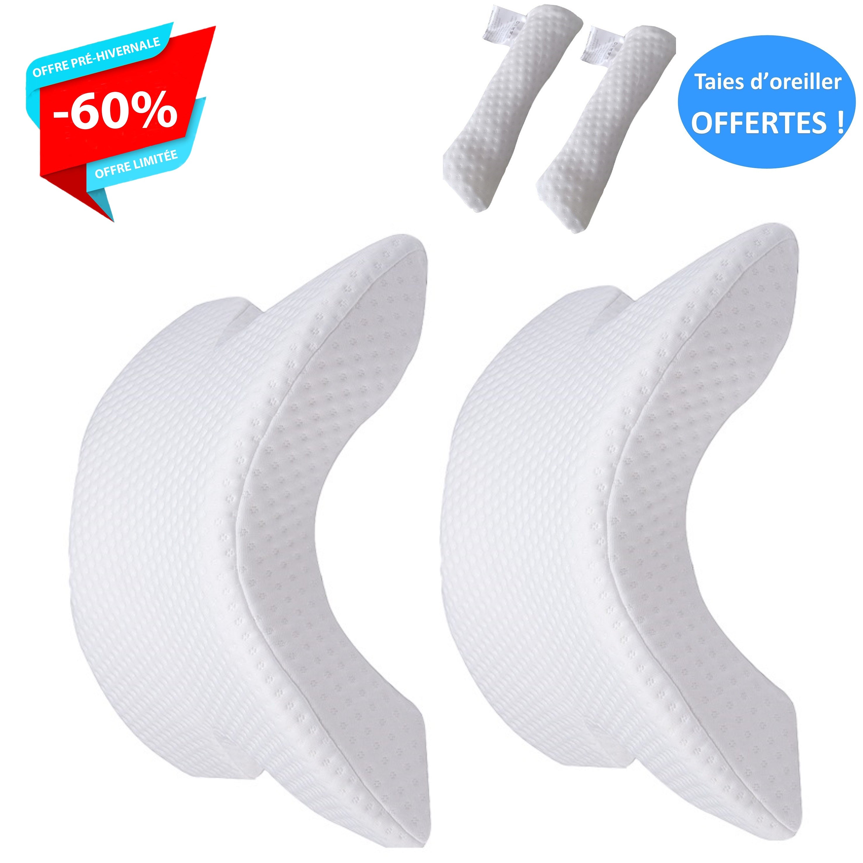 Oreiller ergonomique à mémoire de forme | SWEET®